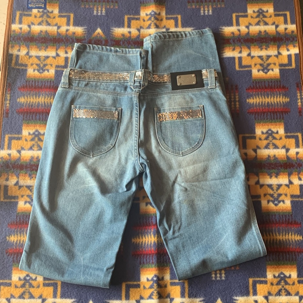 Brand New Jeans with Metal Accents by Blumarine - Picture 4 of 6